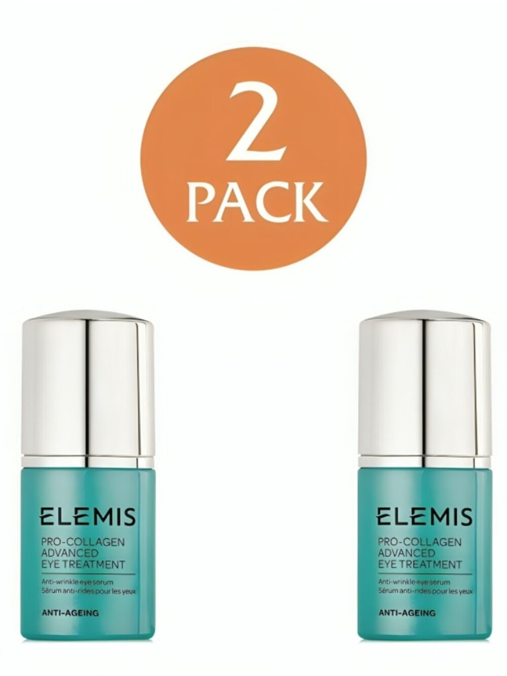 Elemis Pro Collagen Advanced Eye Treatment 0.5 oz / 15ml Anti Aging Eye Serum 2X